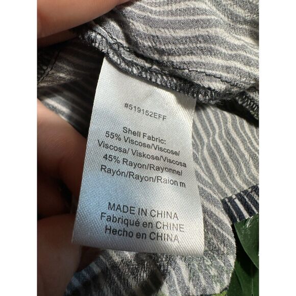 Anthropologie DOLAN Blue Button Up Long Sleeve Top Size Large - Picture 7 of 11